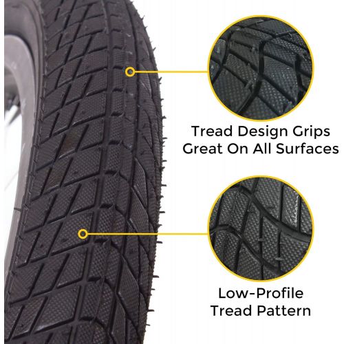  Eastern Bikes 20 Inch Bike Tire Packages for Kids and BMX Tires. Fits 20x1.75 Bike Tube, Tire, Rims, Front or Rear Wheels. Includes Tire Tools. with or Without Tubes. 1 Pack or 2 P