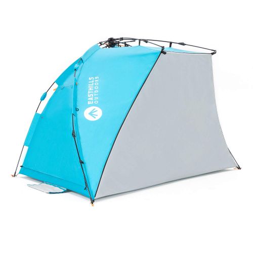  Easthills Outdoors Coastview Easy Setup Beach Tent UPF 50+ Extra Large Sun Shelter - Extended Zippered Porch Included