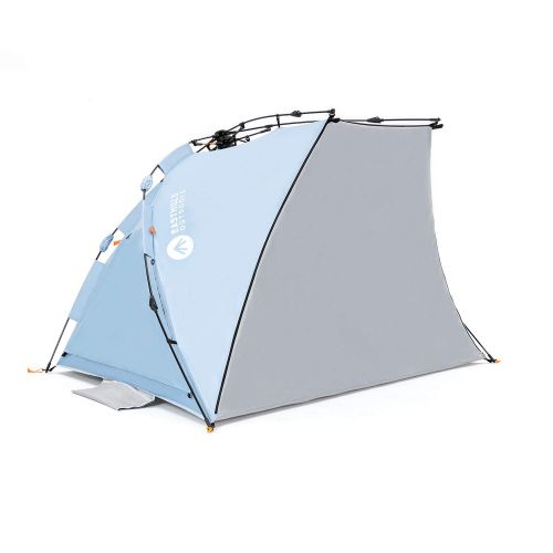  Easthills Outdoors Coastview Easy Setup Beach Tent UPF 50+ Extra Large Sun Shelter - Extended Zippered Porch Included