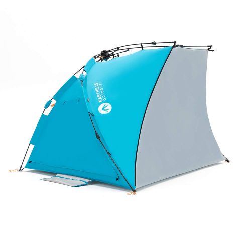  Easthills Outdoors Coastview Easy Setup Beach Tent UPF 50+ Extra Large Sun Shelter - Extended Zippered Porch Included