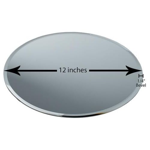  Eastland 12 Round Beveled Centerpiece Table Mirror Set of 20