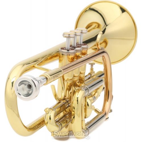  Eastman ECN421 Student Series Bb Cornet - Clear Lacquer