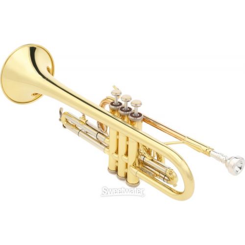  Eastman ECN421 Student Series Bb Cornet - Clear Lacquer