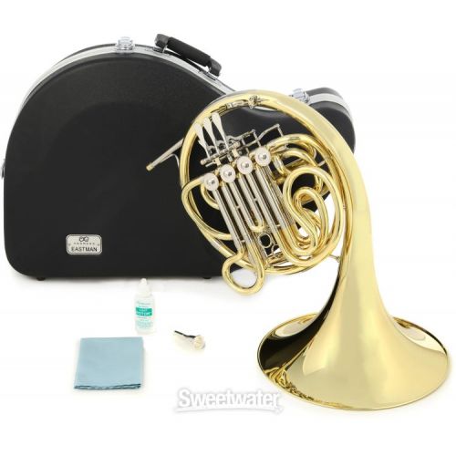  Eastman EFH463 Student Double French Horn - Clear Lacquer