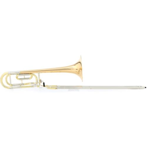  Eastman ETB430G Intermediate Performance Trombone - Gold Brass Bell - F Attachment - Clear Lacquer