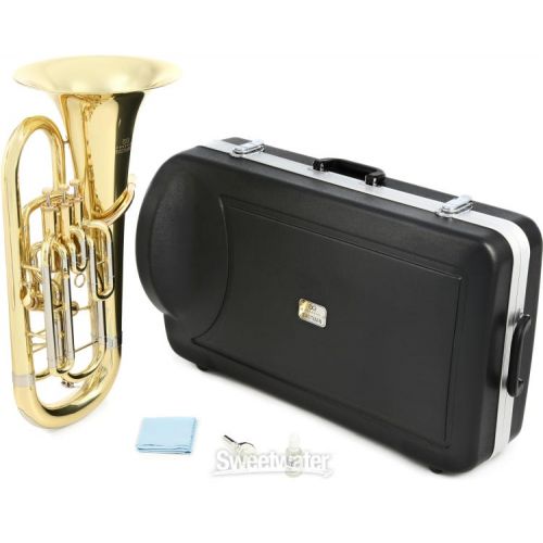  Eastman EEP426 Intermediate Euphonium and The Hug Stand - 3+1 Valve, Clear Lacquer