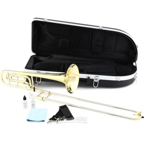  Eastman ETB420 Intermediate Trombone - F Attachment - Clear Lacquer