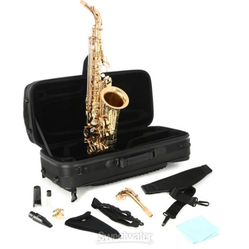  Eastman EAS850 Rue Saint-George Alto Saxophone with DS Mechanism - Gold Lacquer