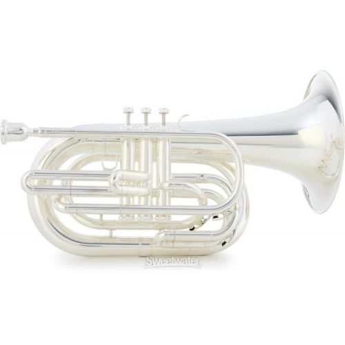  Eastman EMB411S Marching Baritone - Silver-plated