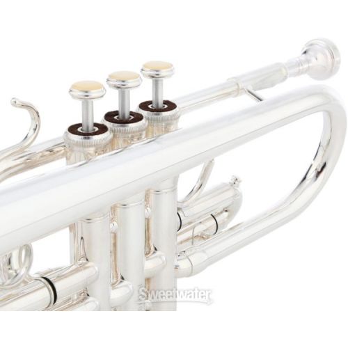  Eastman ECN421S Student Series Bb Cornet - Silver-plated