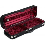 Eastman CA1904-LITE Lightweight Oblong Violin Case - 4/4 Size, Red Interior