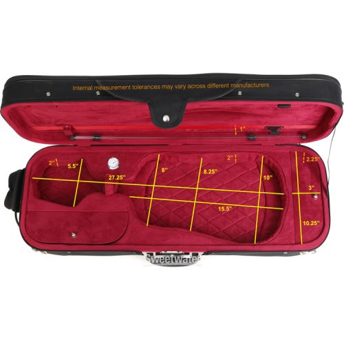  Eastman CA1416 Oblong Viola Case - 15-inch