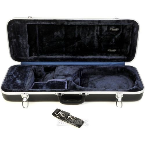  Eastman CA450 Oblong Thermoplastic Violin Case - 1/2 Size