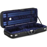 Eastman CA1914-LITE Lightweight Oblong Viola Case - 15-inch, Blue Interior