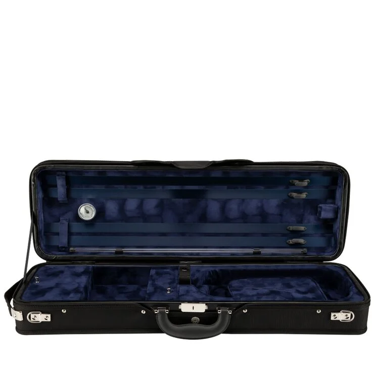  Eastman CA1914-LITE Lightweight Oblong Viola Case - 15-inch, Blue Interior