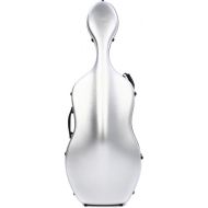 Eastman CACL30 Cello Case with Wheels - 4/4 Size, Silver