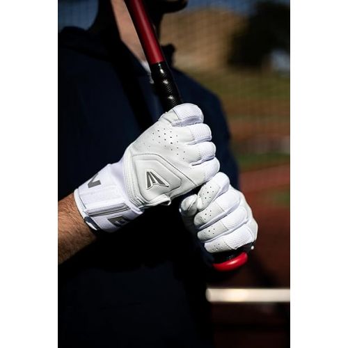 이스턴 Easton | MAV PRO Locked-in Baseball Batting Gloves | Neoprene Wrist Strap | Adult | Multiple Colors