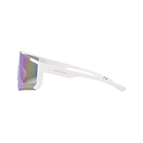 이스턴 Easton Hype Shield Sports Sunglasses, White, 128 mm