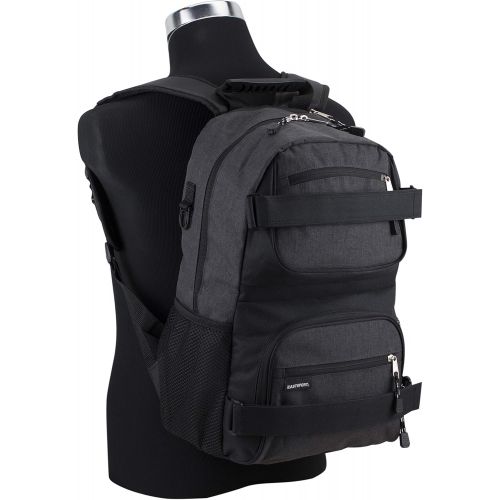  Eastsport New Double Strap Skater Multipurpose Backpack, Black Chambray