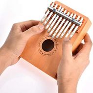 [아마존베스트]Eastuy Easy-topbuy 10 Tasten Kalimba Daumen Klavier, Hochwertige Holzfinger Kalimba, Afrikanisches Traditionelles Musikinstrument Fuer Erwachsene Kinder Kinder 16x11x5CM