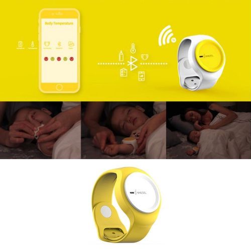  Easy & Home Baby Pee & Poo Alarm Abnormal Temperature Check Wearable Smart Baby Monitor Health Care Device Baby Monitor Wifi