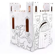 Easy Playhouse Fairy Tale Castle - Kids Art and Craft for Indoor and Outdoor Fun, Color, Draw, Doodle ? Decorate and Personalize a Cardboard Fort, 32