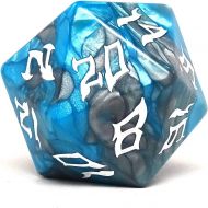 Easy Roller Dice Co. Dice of The Giants - Frost Giant D20 - Huge 48mm Dice