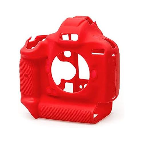  easyCover Silicone Protection Cover for Canon EOS 1Dx, 1Dx Mark II & Mark III Cameras, Red
