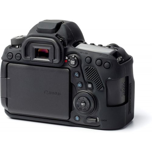  easyCover Silicone Protection Case for Canon 6D Mark II Camera, Black