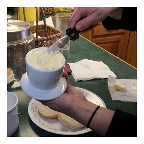  French Butter Crock, Butter Dish with Knife for Soft Butter-No more Hard Butter Anymore for Gift