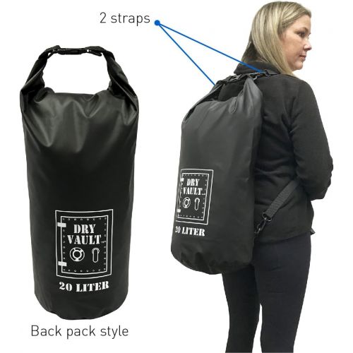  [아마존베스트]EasyGoProducts 3 Bag Set - DRY VAULT  DRY BAG SETS  500D PVC Tarpaulin  20L, 10L, 5.8L with shoulder straps - WEATHERPROOF - WATERPROOF BAGS - BEST DEAL ON AMAZON - 100% Guaranteed -3 QUALITY