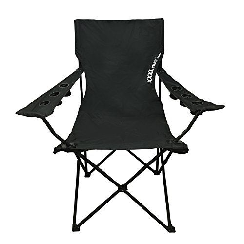  EasyGoProducts XXXL Giant Chair Oversized Big Football Tailgating Chair ? Camping Chair ? 6 Cup Holders Great Gift