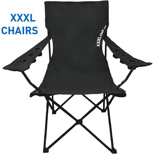  EasyGoProducts XXXL Giant Chair Oversized Big Football Tailgating Chair ? Camping Chair ? 6 Cup Holders Great Gift