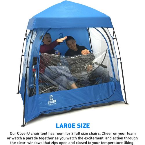  EasyGoProducts CoverU Sports Tent Pod ? Pop Up 2 Person Cold Climate Canopy Shelter ? Patented