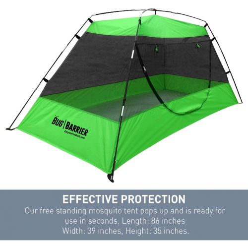  EasyGO Products Bug Barrier Mosquito Bug Tent with Pop Up Mosquito Net Canopy