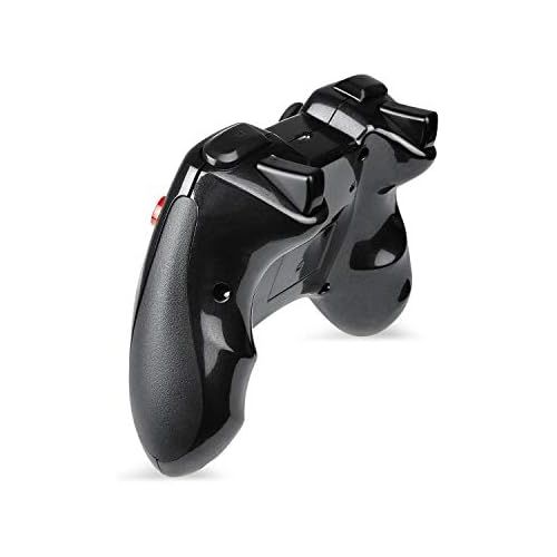  [아마존베스트]EasySMX 2.4G Wireless Controller for PS3, PC Gamepads with Vibration Fire Button Range up to 10m Support PC (Black)