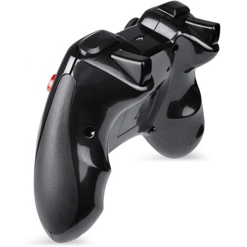  [아마존베스트]EasySMX 2.4G Wireless Controller for PS3, PC Gamepads with Vibration Fire Button Range up to 10m Support PC (Black)