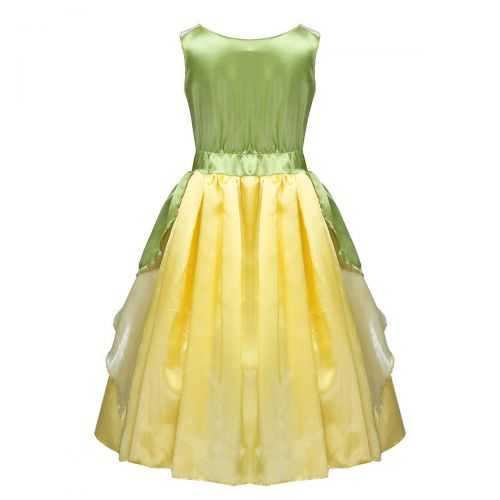  Easyforever easyforever Kids Girls Halloween Cosplay Party Costume Sleeveless Glittery Flower Fairy Princess Dress