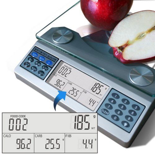  EatSmart Digital Nutrition Scale - Professional Food and Nutrient Calculator
