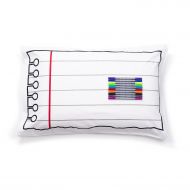 Eatsleepdoodle Doodle Pillowcase, Color Your Own Pillow Case, Coloring Pillowcase with Washable Fabric Markers