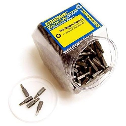  Eazypower 90236#2 Square Recess One-Inch Insert Bits 500 Pack