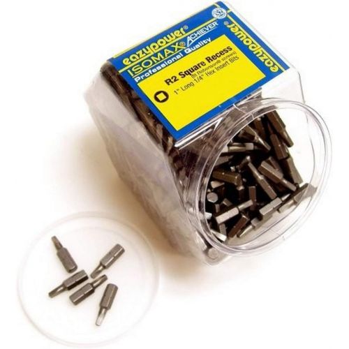  Eazypower 90236#2 Square Recess One-Inch Insert Bits 500 Pack