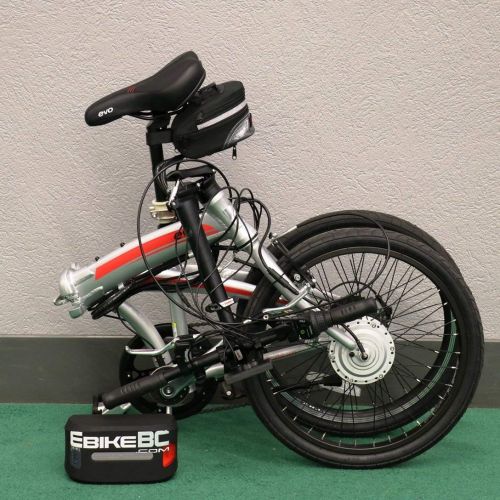  EbikeBC Electric folding bike Conversion KIT for Dahon Tern Brompton foldable Bicycle 350/500W E Bike Complete Kit Front Hub Motor, Battery Li-Ion 25mph LCD 16 20 24 26 rims