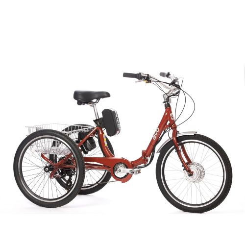  EbikeBC Electric adult trike DIY KIT 350/500W E Bicycle E Bike Complete Conversion Kit Front Hub Motor, Battery Li-Ion 32km/h LCD 20 24 26 700C rim sizes (Tricycle not included)