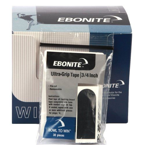  Ebonite Bowlers Tape (Pack of 30), Black, 3/4-Inch