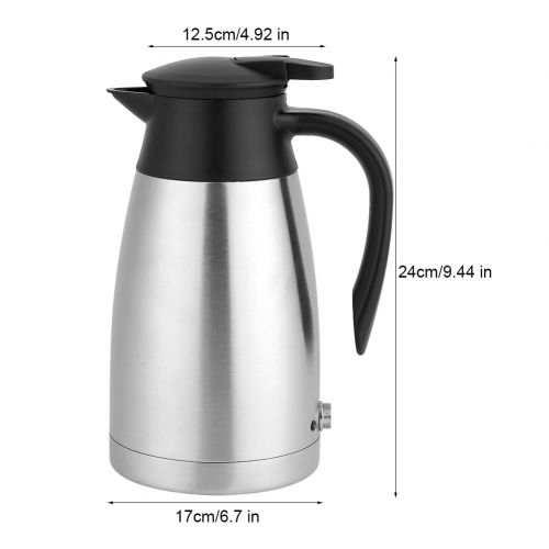  Eboxer 24V 1000ml Car Kettle Auto Shut-Off Water Heating Boiling Pot Car Kettle for Outdoors