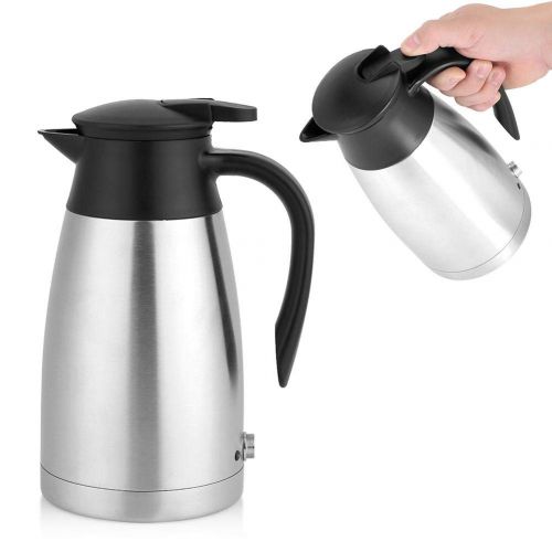  Eboxer 24V 1000ml Car Kettle Auto Shut-Off Water Heating Boiling Pot Car Kettle for Outdoors