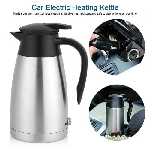  Eboxer 24V 1000ml Car Kettle Auto Shut-Off Water Heating Boiling Pot Car Kettle for Outdoors