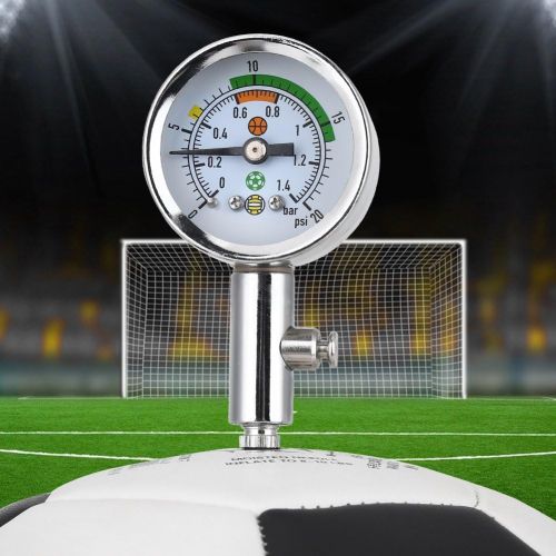  Eboxer Mini Utility Luftdruckpruefer Barometer Werkzeug fuer Basketball Fussball Volleyball