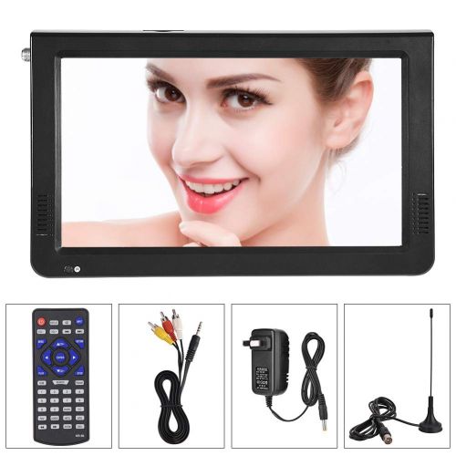  [아마존베스트]Eboxer 10 inch Portable TV, ATSC Digital Television 16:9 TFT LED 1080P HDMI Video Player with USB/TF Card Slot Built-in Rechargeable Battery for Home Car Outdoor Travel